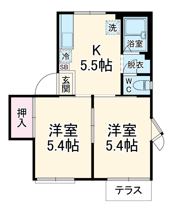 グリーンヴィラの間取り