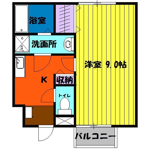 アンプルール ブワ レイの間取り