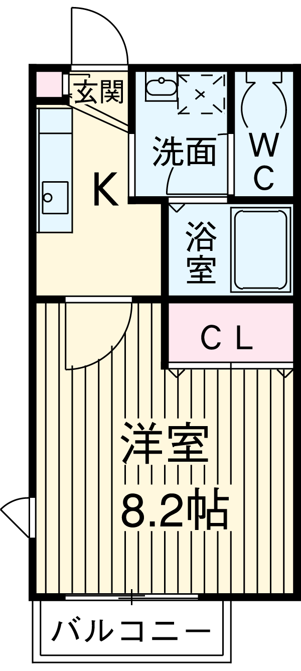 ドミールの間取り