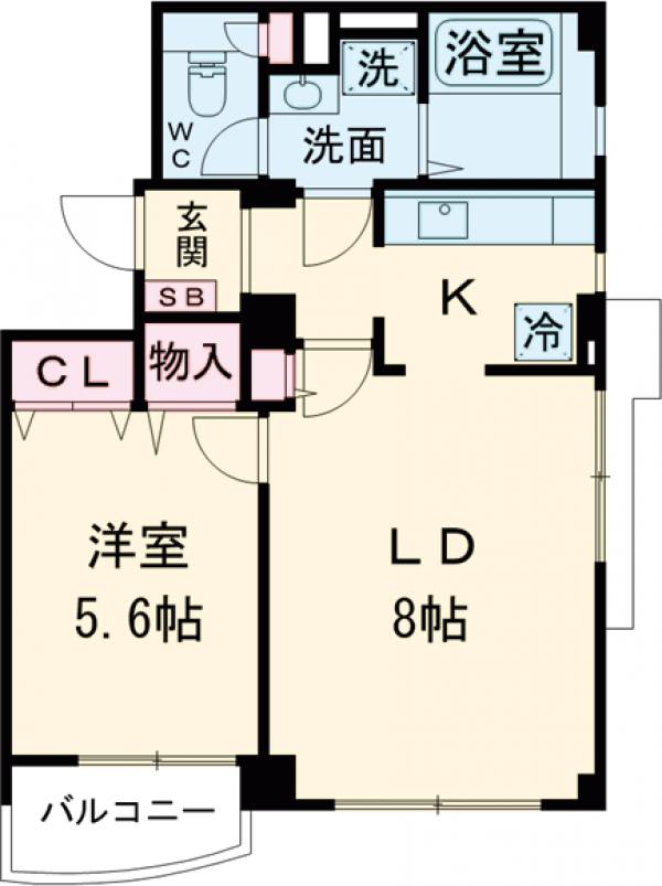 フレア雪谷の間取り