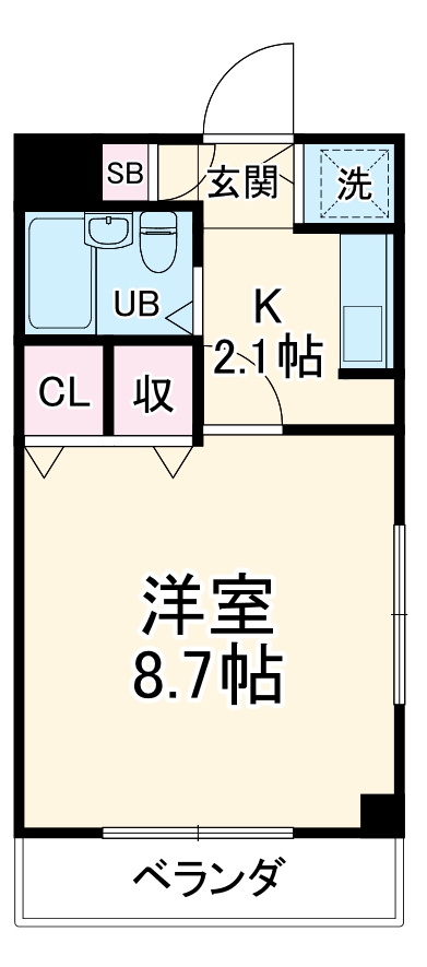 富士ハイツの間取り