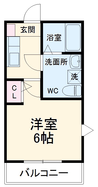 ベルメント本八幡の間取り