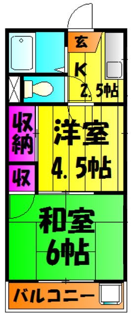 シティーシャトレSYの間取り