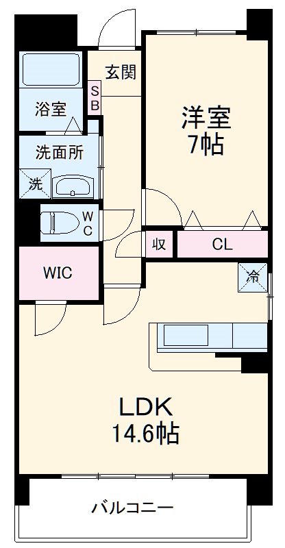 レ・ゼールの間取り
