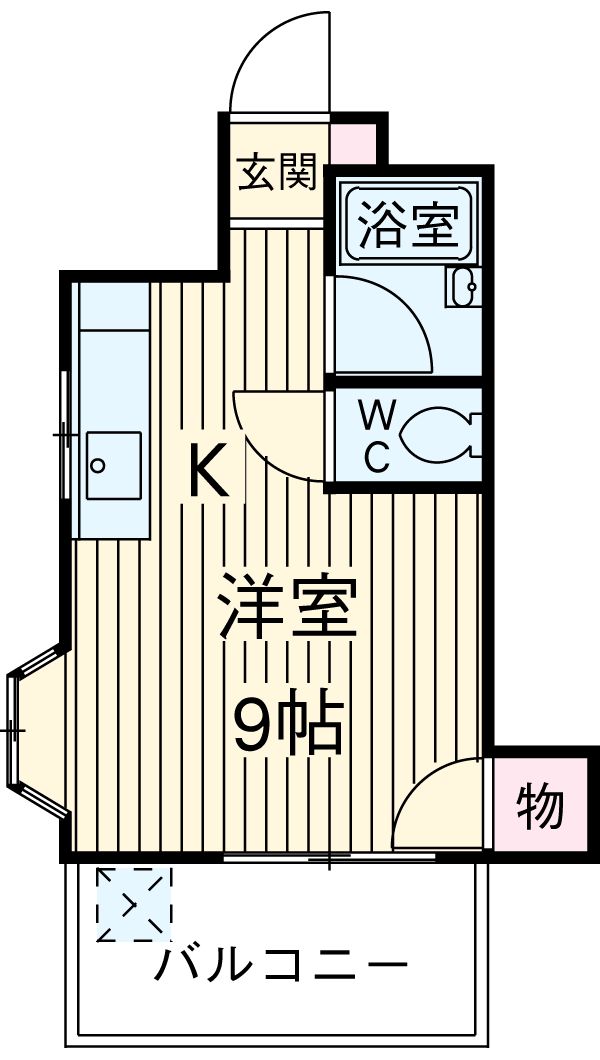 ハイツウエストヒルの間取り