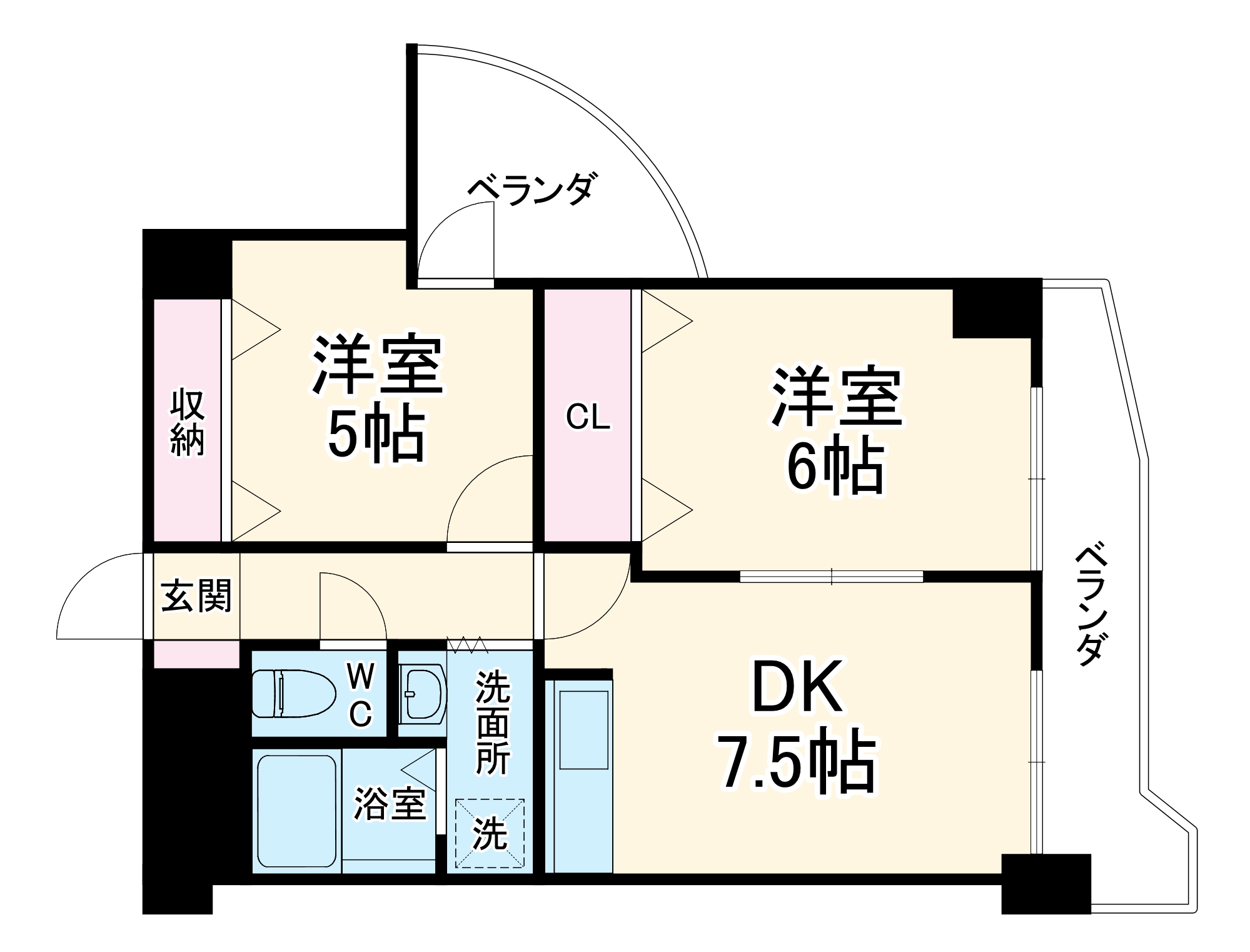 ラ・ルネータの間取り