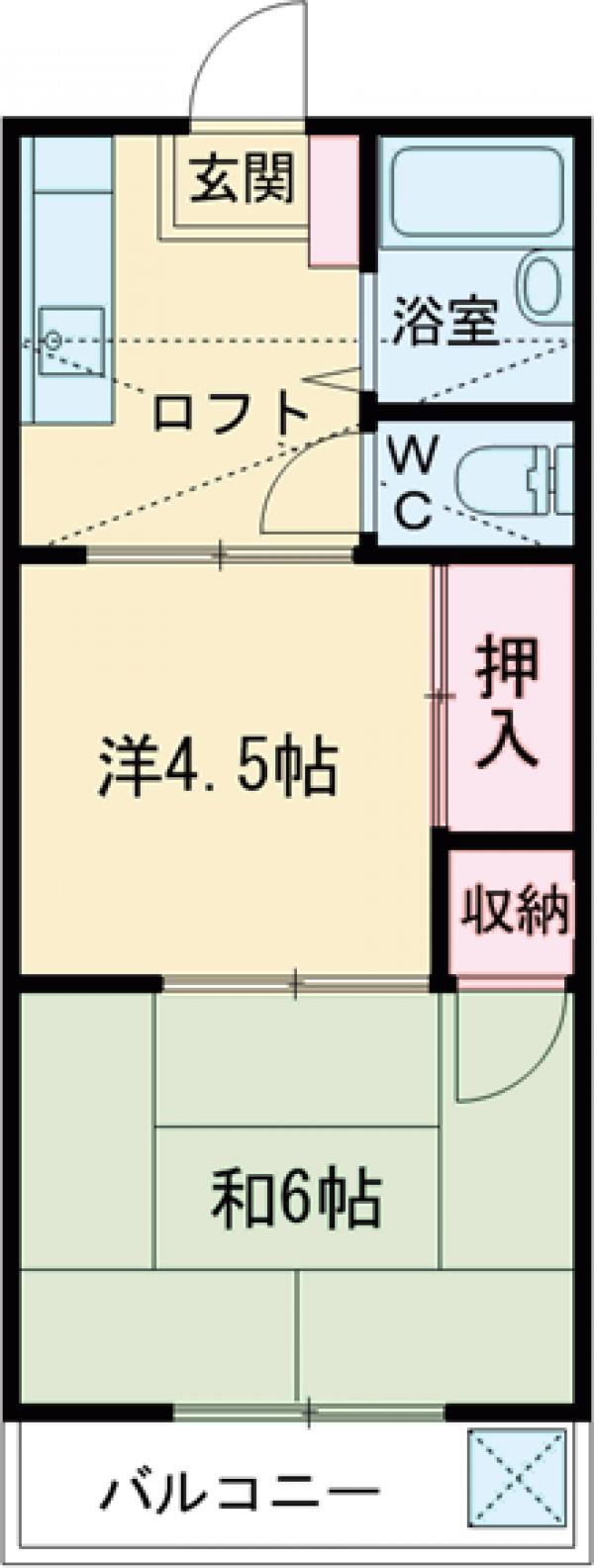 清和ハイツの間取り