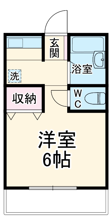 フローラ花俣の間取り