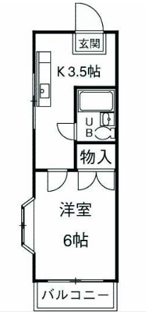 メゾンOSABEの間取り