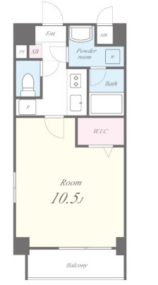 ブルーアース品川の間取り