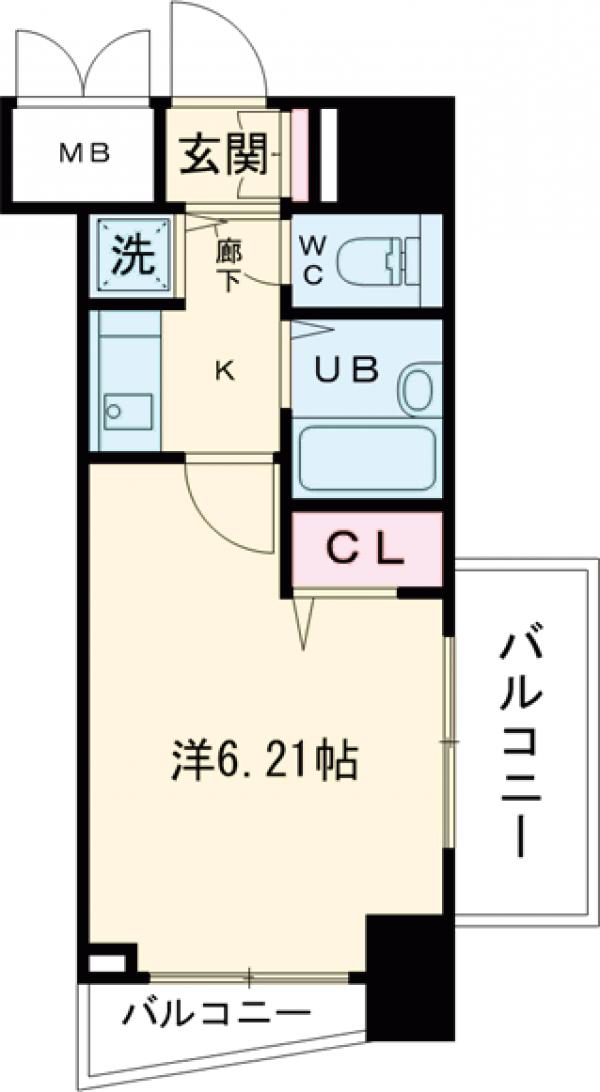 プレール武蔵小山弐番館の間取り