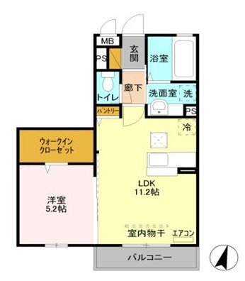 Ilsole土呂町の間取り