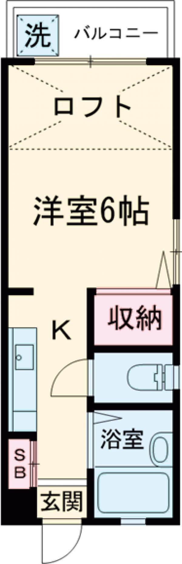 カーサフローラⅡの間取り