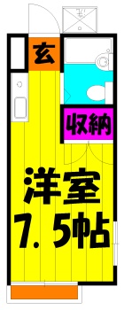 ハウスフローラルの間取り