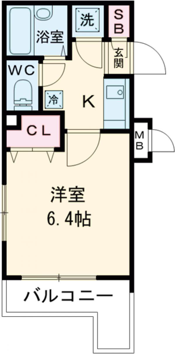 ライジングプレイス板橋の間取り