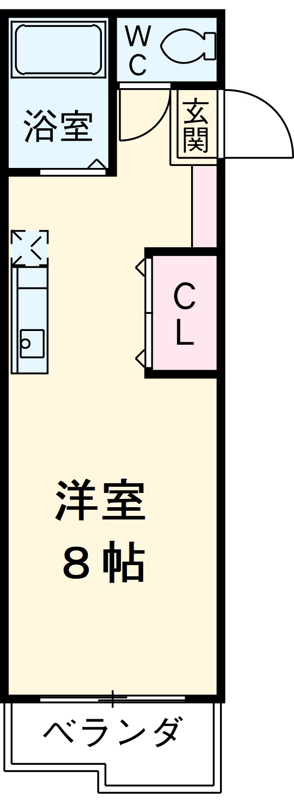 ロイヤル21の間取り