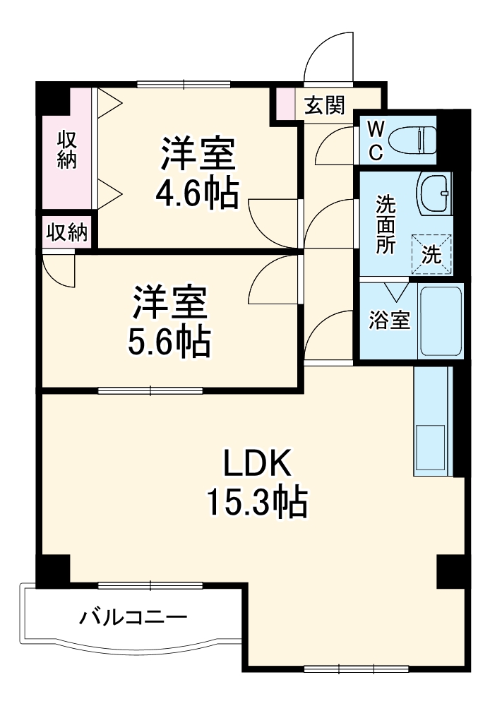 パステル大井手の間取り