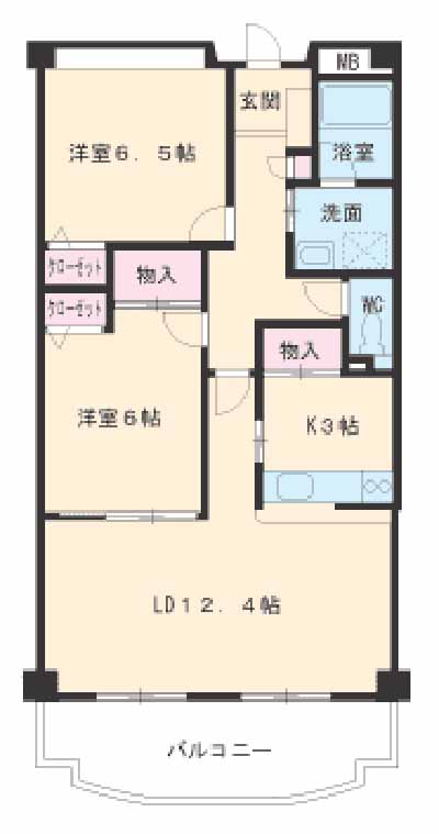 シャルムの間取り