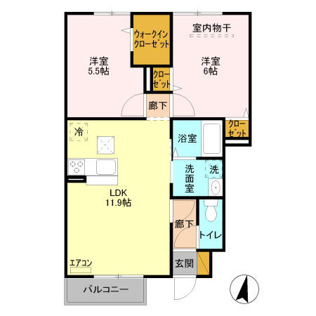 五反田ガーデンの間取り