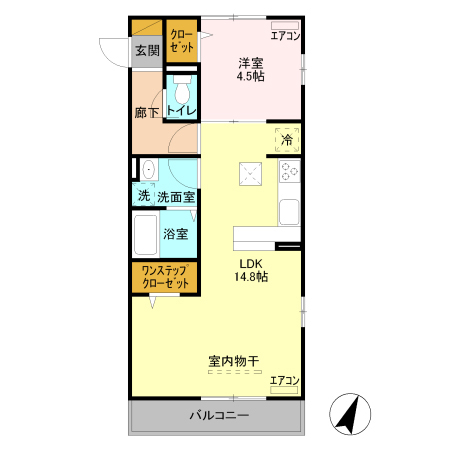 ラルーシェの間取り