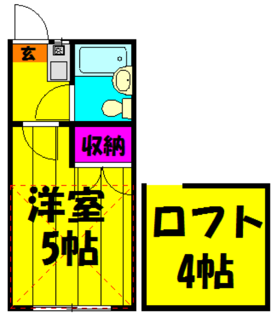 ルミエール三田の間取り