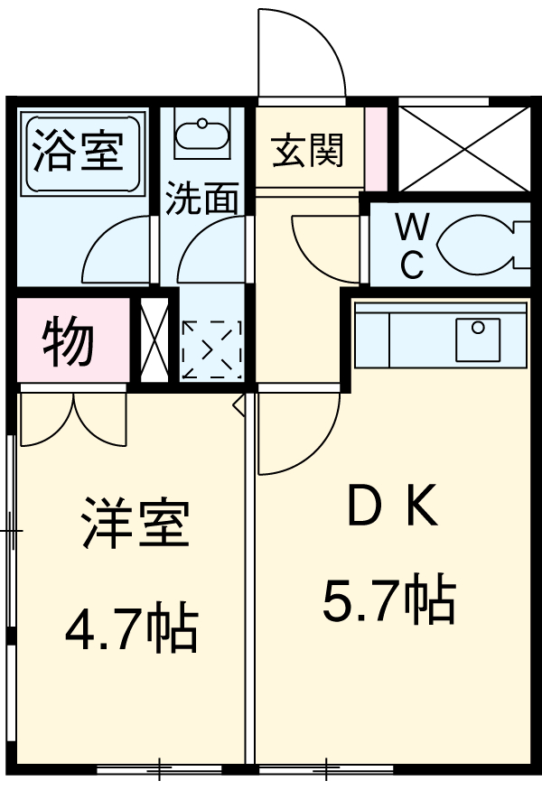 藤和シティホームズ島津山西の間取り