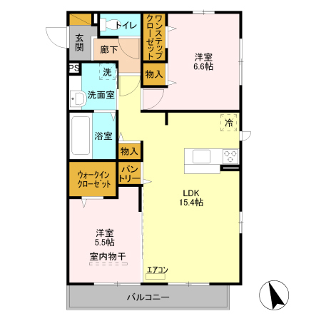 ファミーユガーデンの間取り