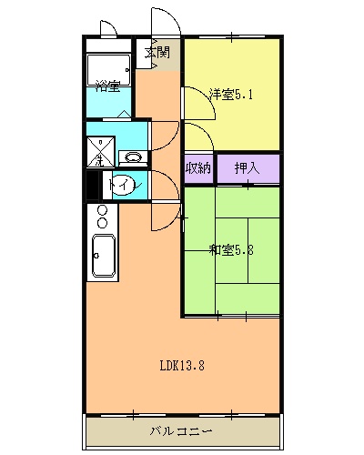ラヴィアン八千代の間取り