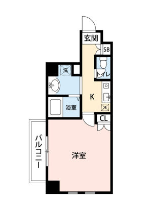 スカイコート高輪の間取り