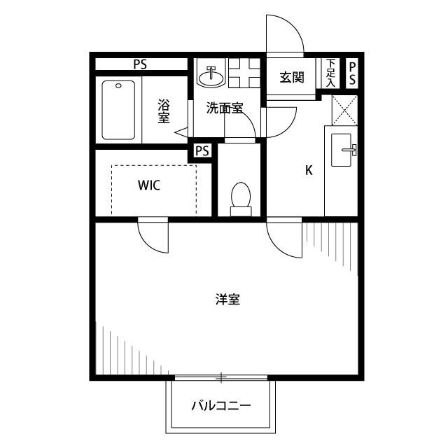アムール サニーハイツの間取り