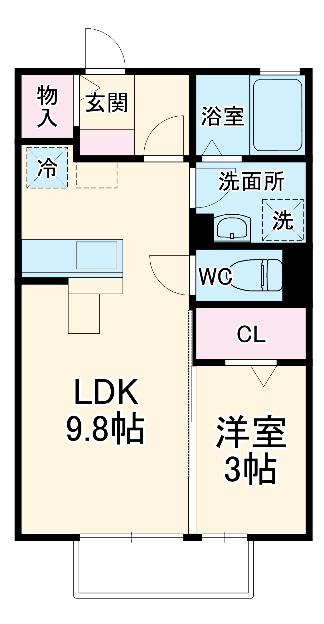 エスポアの間取り