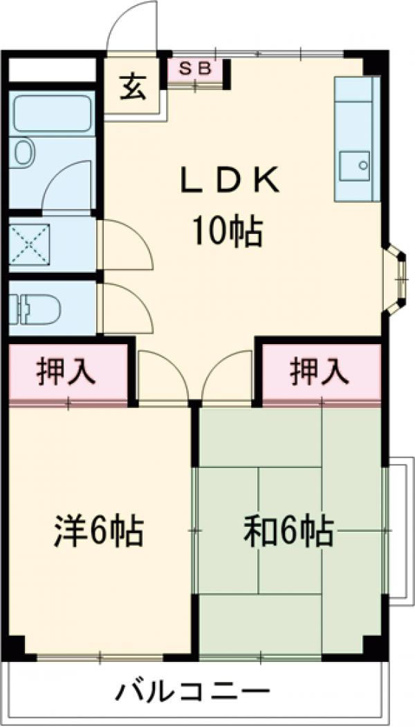 第三稲付ハイツの間取り