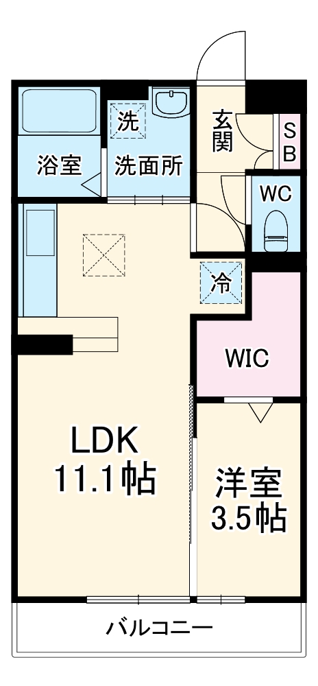 ヴィアレットⅦの間取り