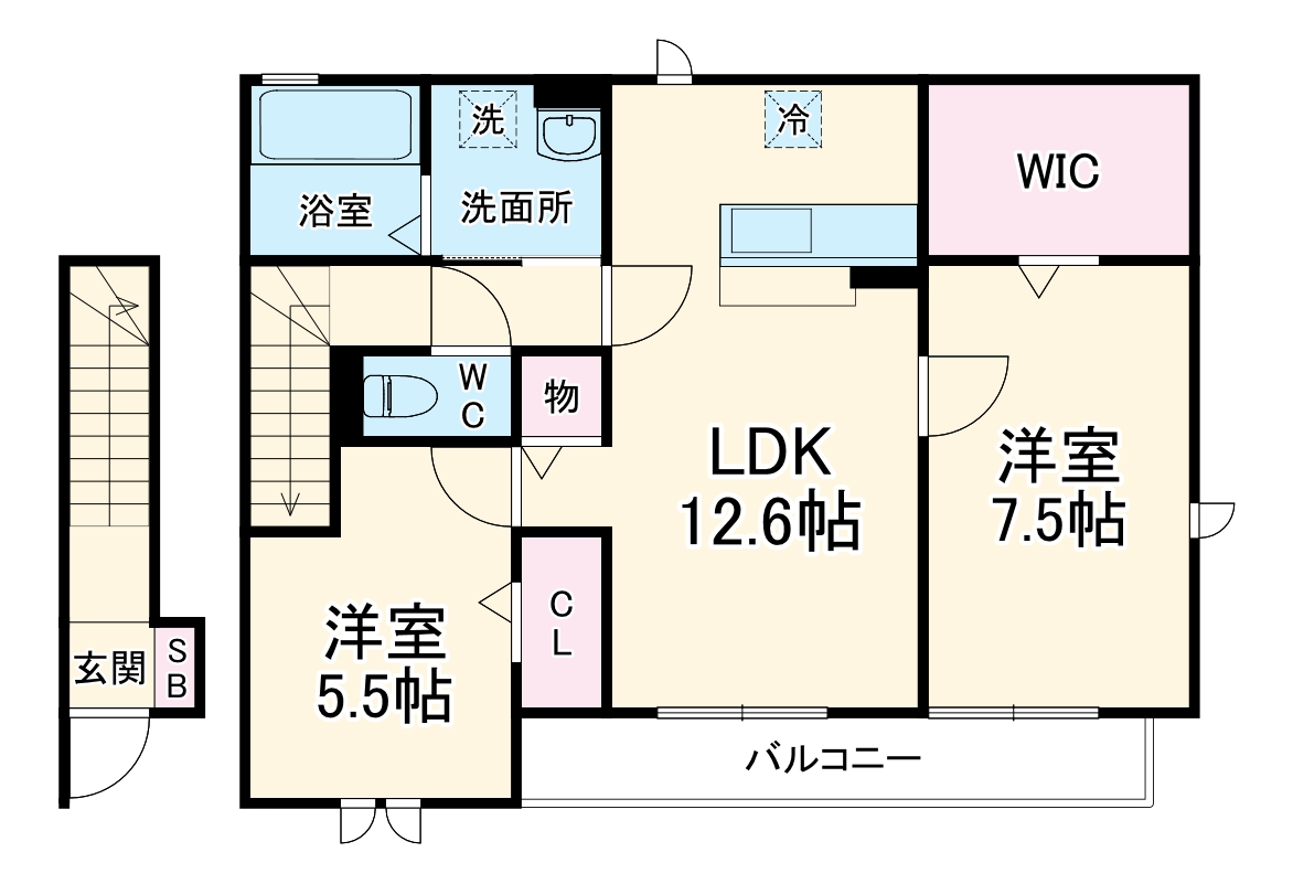 ハナミズキの間取り