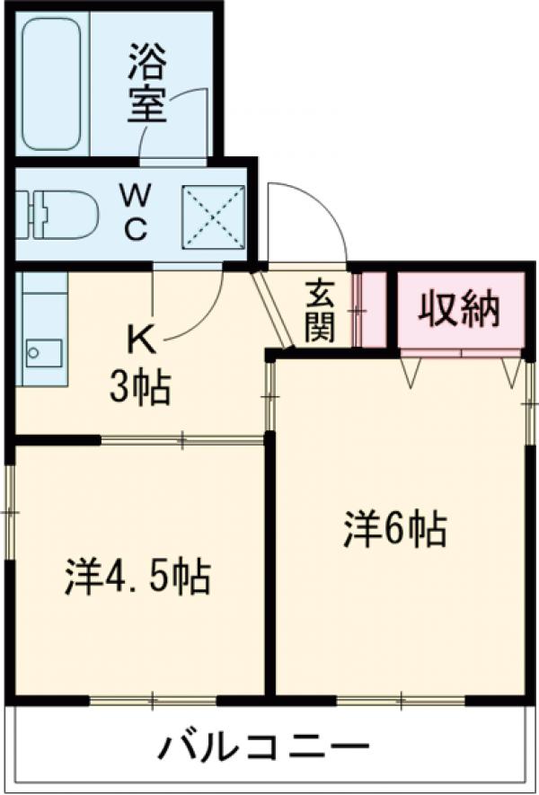 メゾンベールの間取り