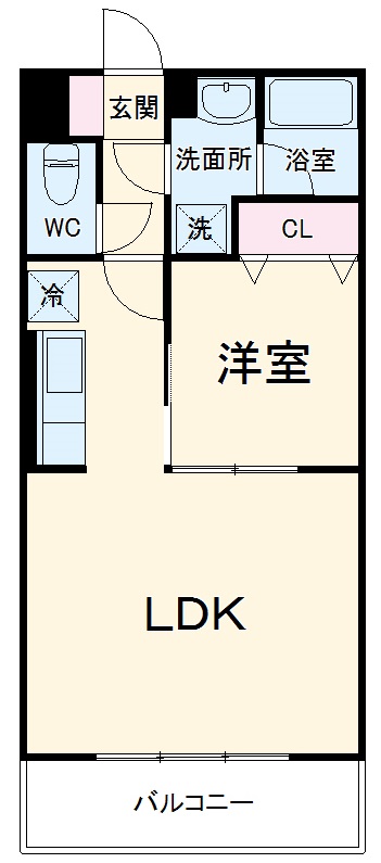 ユリシス　ニューシティの間取り