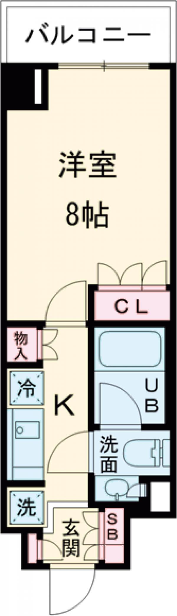 エスティメゾン赤羽の間取り