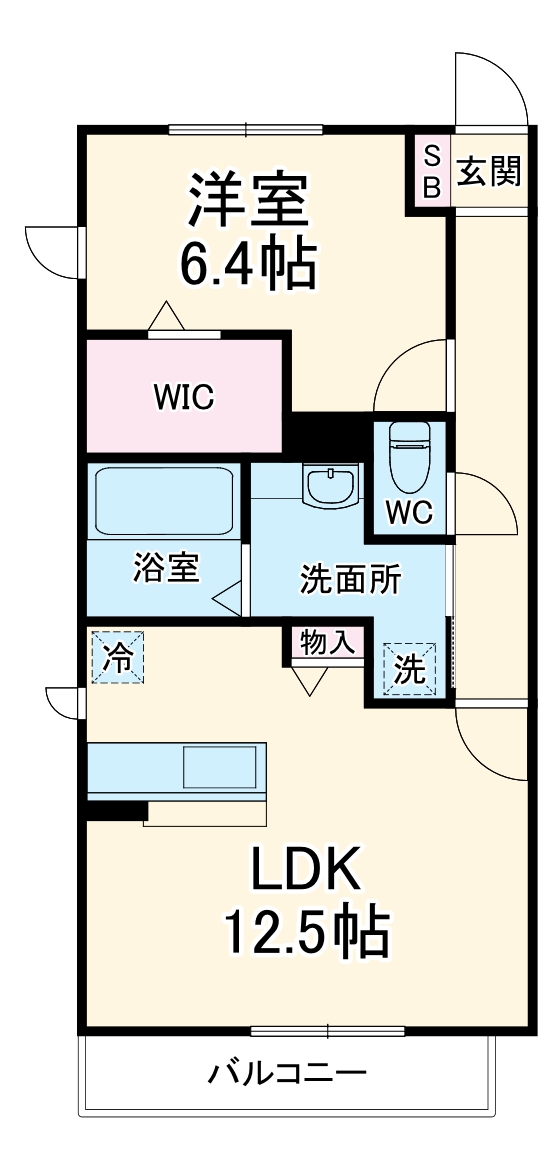 クレセントの間取り