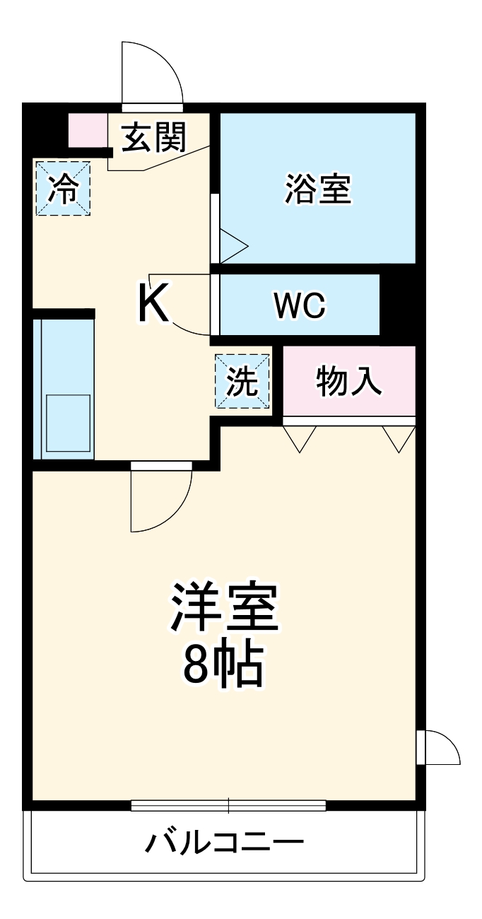 TIERRA EASTの間取り
