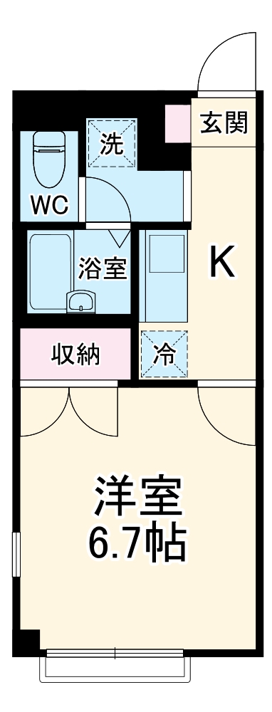 アンプルールフェールアミーⅡの間取り