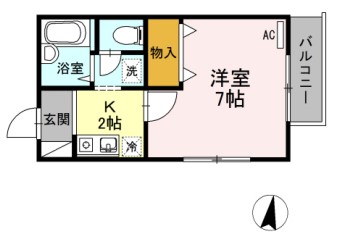 クレール赤羽の間取り