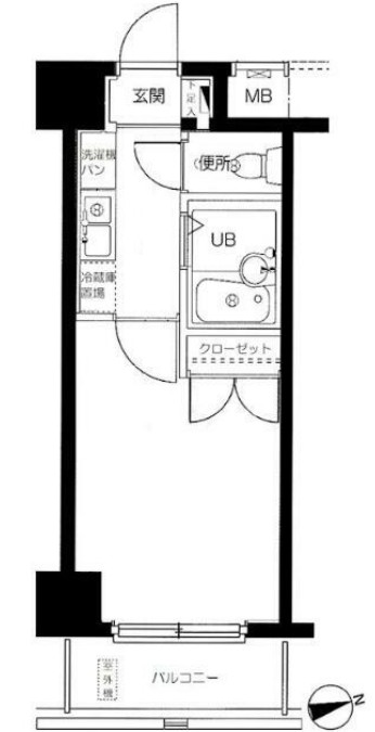 メインステージ平和島の間取り