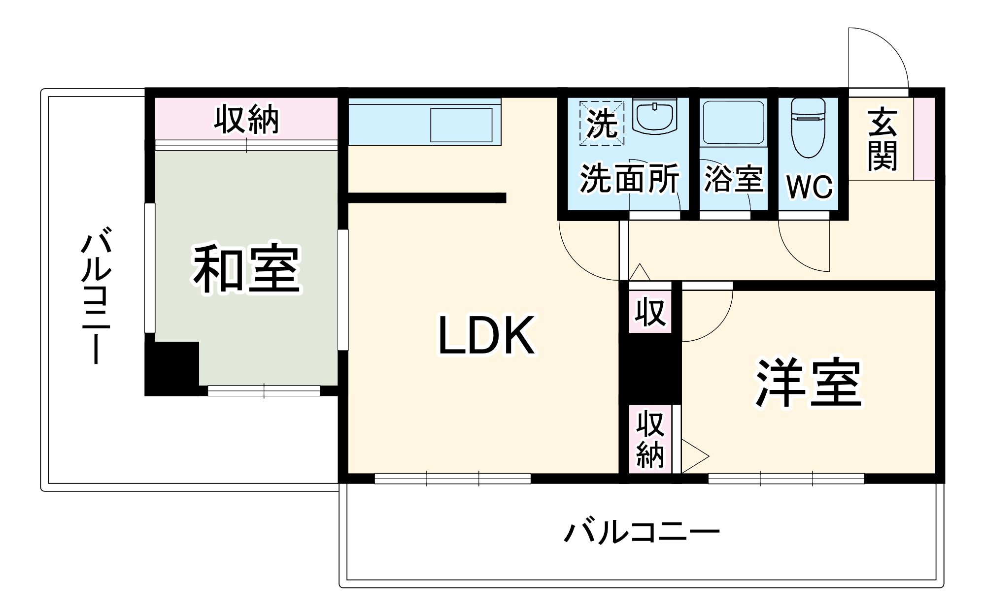 日勝堂ビルの間取り
