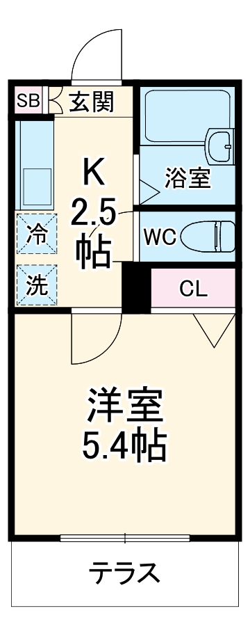 シャルマン東川口の間取り