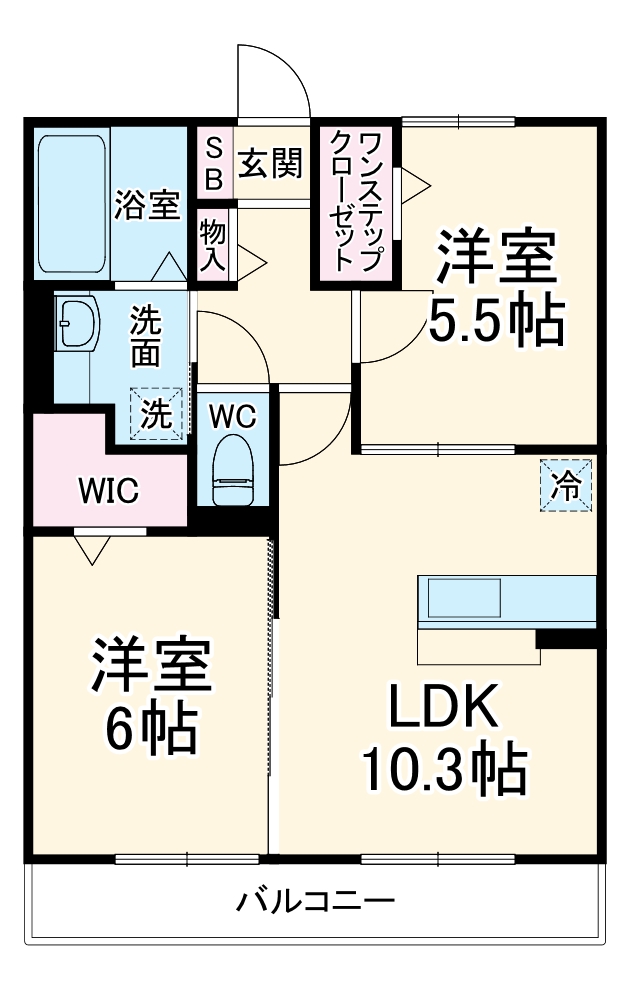 ブライトAの間取り