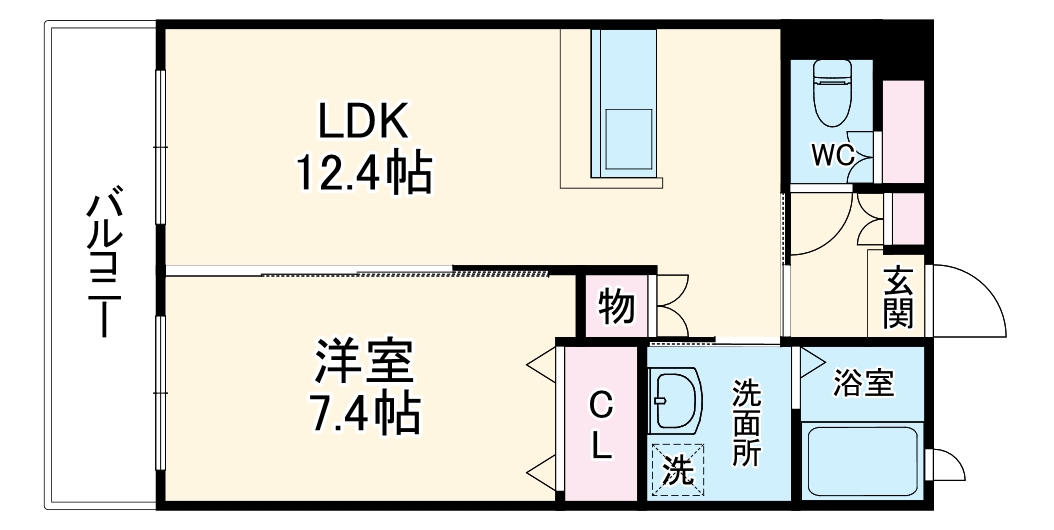 グランストーク西島の間取り