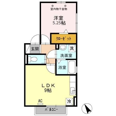 グランシュールの間取り