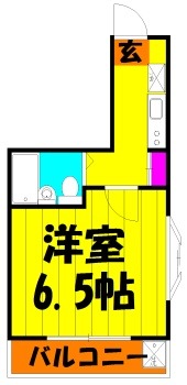 デルパラスト赤羽の間取り