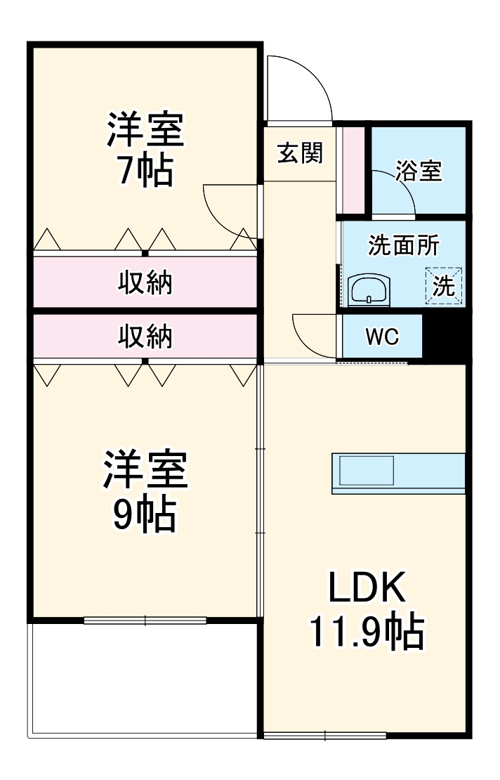 ラメールデトワールの間取り