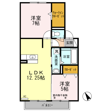 スカイエイトの間取り